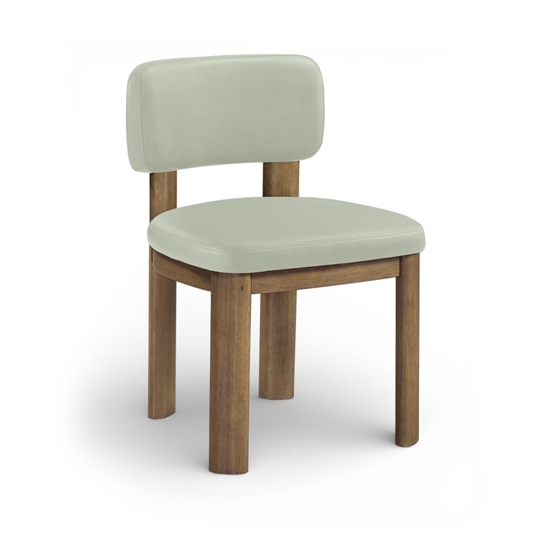 Meridian Furniture Paloma Mint Vegan Leather Dining Chair (Set of 2)