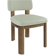 Meridian Furniture Paloma Mint Vegan Leather Dining Chair (Set of 2)
