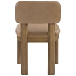 Meridian Furniture Paloma Tan Vegan Leather Dining Chair (Set of 2)