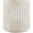 Meridian Furniture Catania White Concrete Indoor/Outdoor End Table