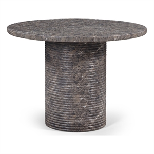 Meridian Furniture Rapallo 43&quot Brown Concrete Indoor/Outdoor Dining Table