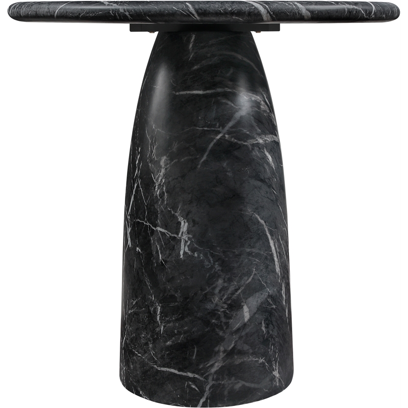 Meridian Furniture Cosenza Black Concrete Indoor/Outdoor Bar Table