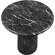Meridian Furniture Cosenza Black Concrete Indoor/Outdoor Bar Table