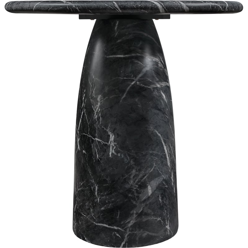 Meridian Furniture Cosenza Black Concrete Indoor/Outdoor Bar Table