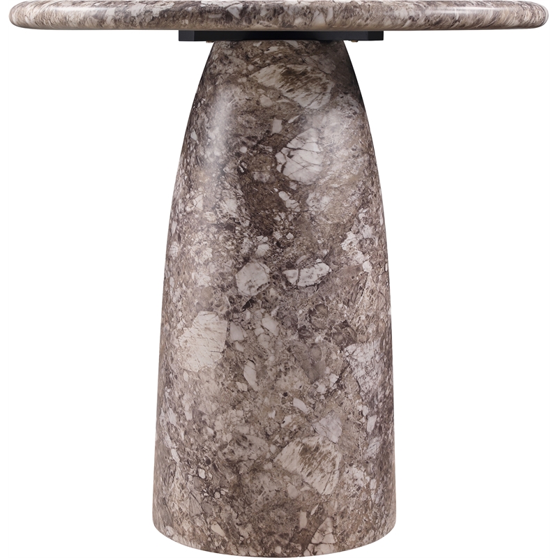 Meridian Furniture Cosenza Brown Concrete Indoor/Outdoor Bar Table