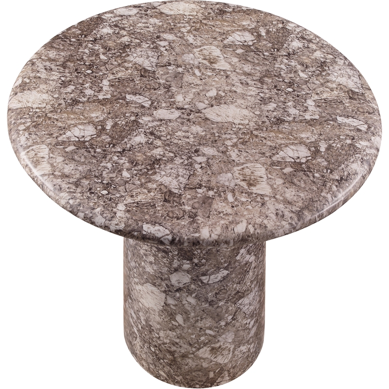 Meridian Furniture Cosenza Brown Concrete Indoor/Outdoor Bar Table