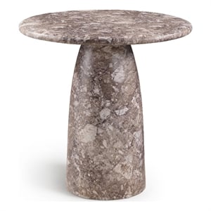 Meridian Furniture Cosenza Brown Concrete Indoor/Outdoor Bar Table