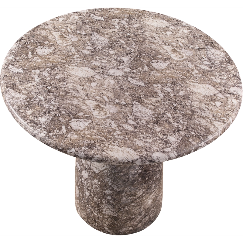 Meridian Furniture Cosenza Brown Concrete Indoor/Outdoor Bar Table