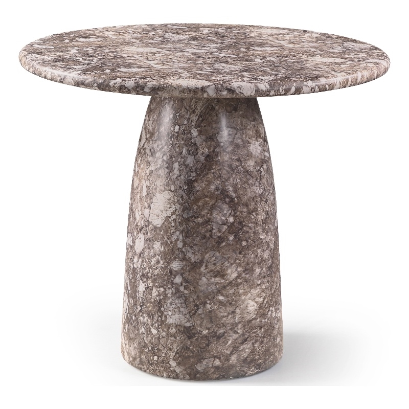 Meridian Furniture Cosenza Brown Concrete Indoor/Outdoor Bar Table