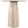 Meridian Furniture Cosenza Travertine Concrete Indoor/Outdoor Bar Table