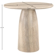 Meridian Furniture Cosenza Travertine Concrete Indoor/Outdoor Bar Table