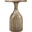 Meridian Furniture Savona Beige Concrete Indoor/Outdoor End Table