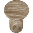 Meridian Furniture Savona Beige Concrete Indoor/Outdoor End Table