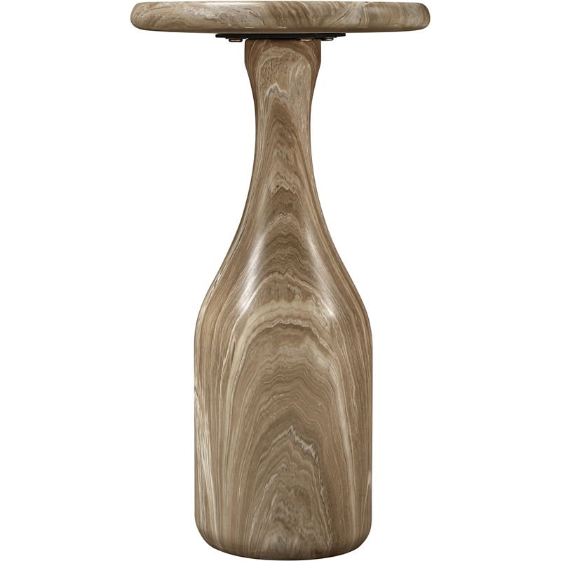 Meridian Furniture Savona Beige Concrete Indoor/Outdoor End Table