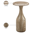 Meridian Furniture Savona Beige Concrete Indoor/Outdoor End Table