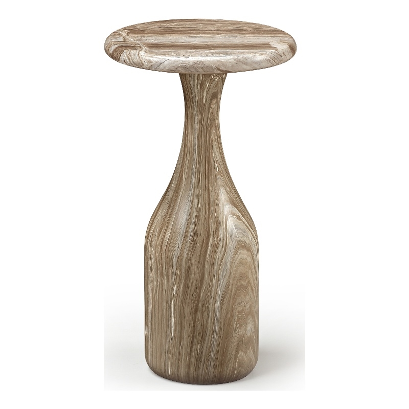 Meridian Furniture Savona Beige Concrete Indoor/Outdoor End Table