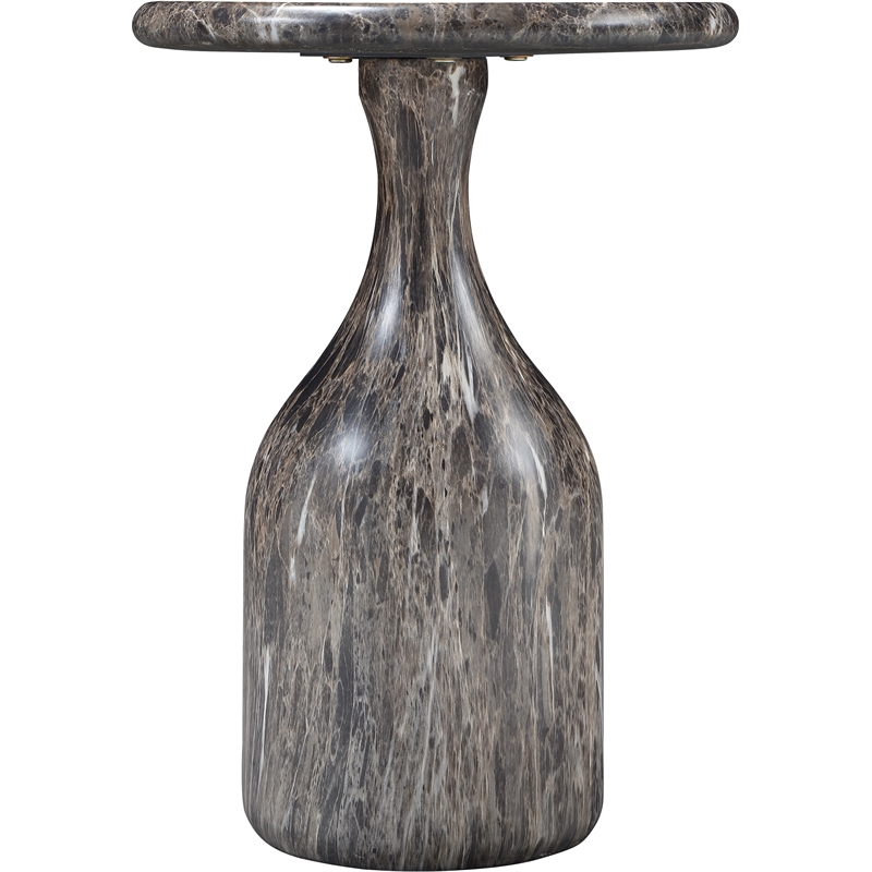 Meridian Furniture Savona Brown Concrete Indoor/Outdoor End Table