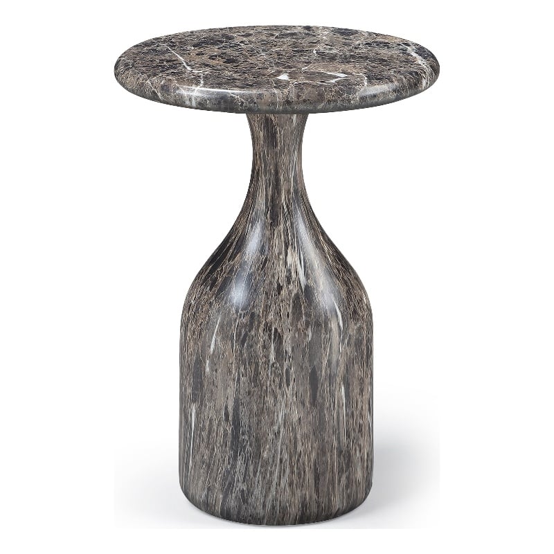 Meridian Furniture Savona Brown Concrete Indoor/Outdoor End Table