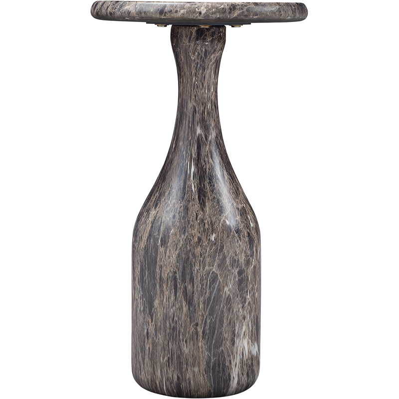 Meridian Furniture Savona Brown Concrete Indoor/Outdoor End Table