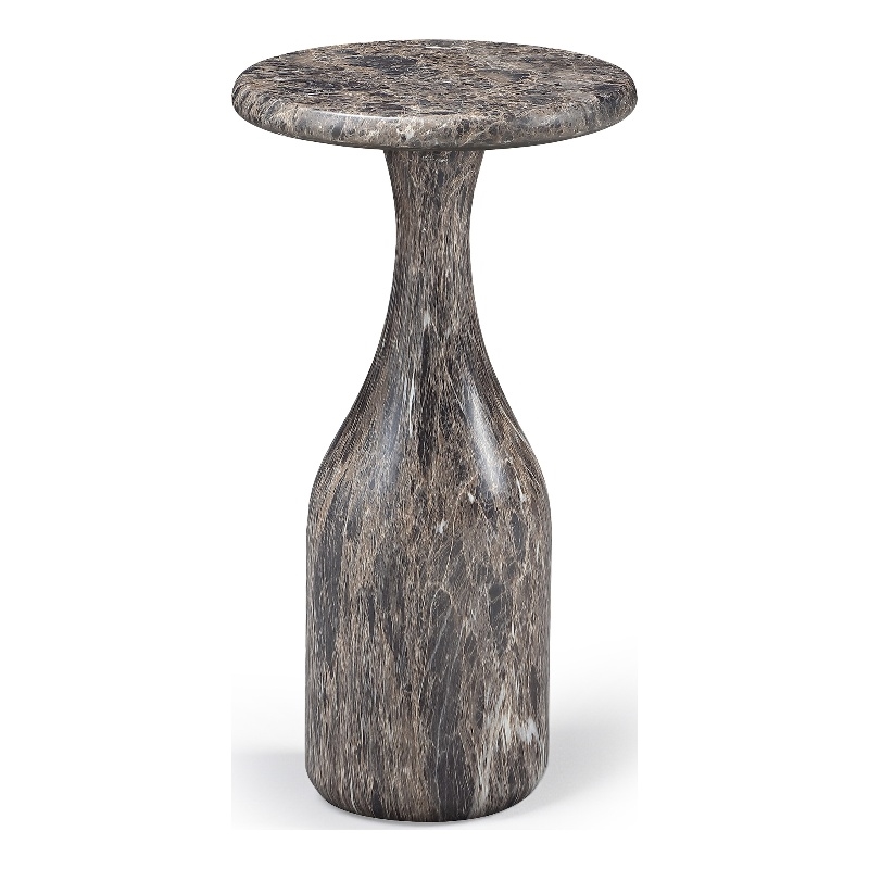Meridian Furniture Savona Brown Concrete Indoor/Outdoor End Table