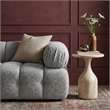 Meridian Furniture Savona Travertine Concrete Indoor/Outdoor End Table