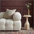Meridian Furniture Savona Travertine Concrete Indoor/Outdoor End Table