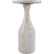 Meridian Furniture Savona White Concrete Indoor/Outdoor End Table