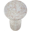 Meridian Furniture Savona White Concrete Indoor/Outdoor End Table