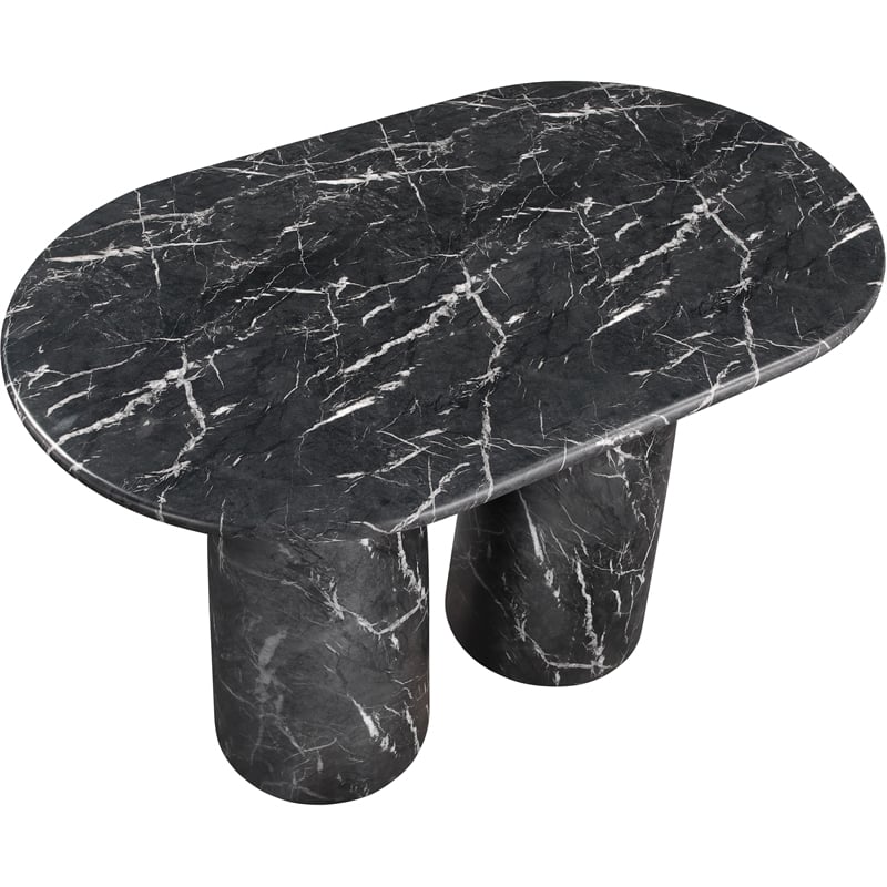 Meridian Furniture Cosenza Black Concrete Indoor/Outdoor Bar Table