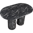 Meridian Furniture Cosenza Black Concrete Indoor/Outdoor Bar Table