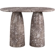 Meridian Furniture Cosenza Brown Concrete Indoor/Outdoor Bar Table