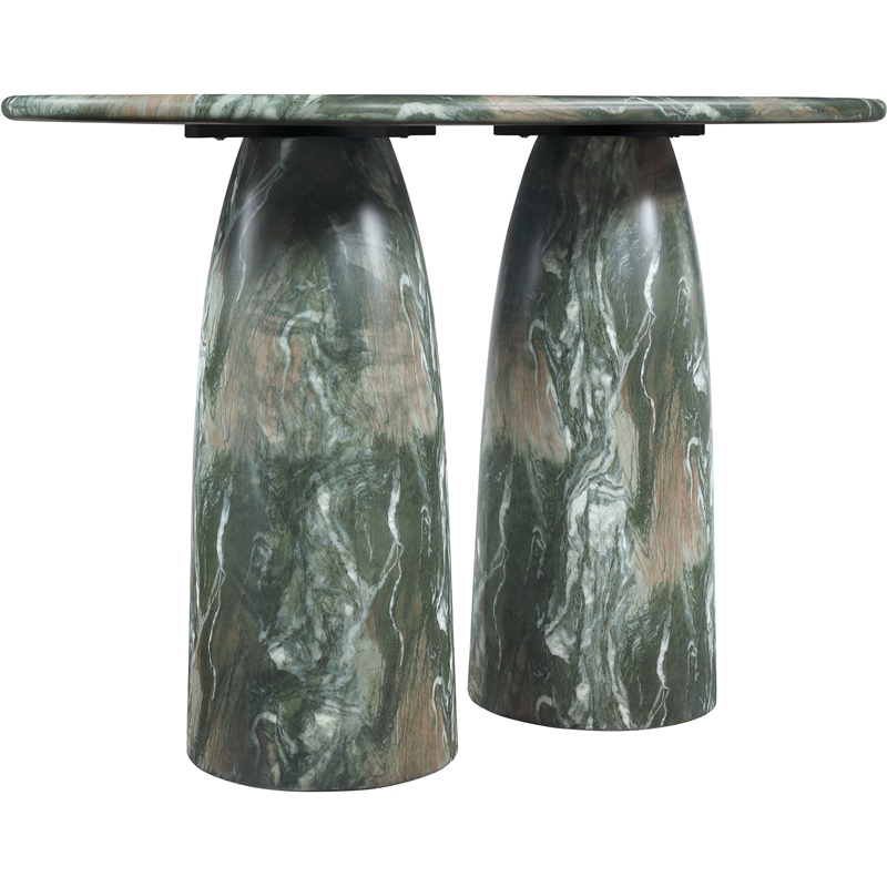 Meridian Furniture Cosenza Green Concrete Indoor/Outdoor Bar Table