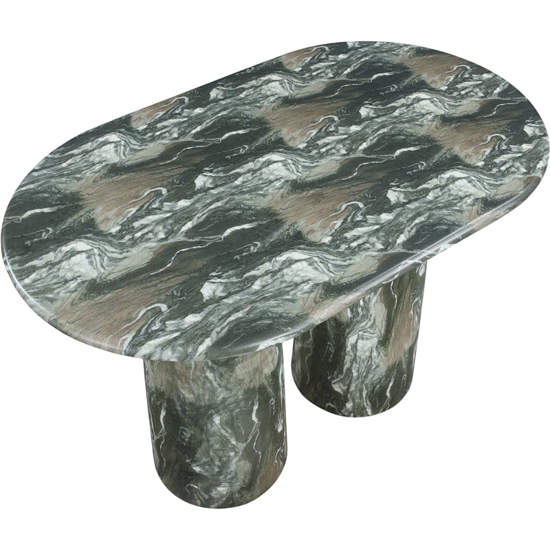 Meridian Furniture Cosenza Green Concrete Indoor/Outdoor Bar Table