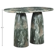 Meridian Furniture Cosenza Green Concrete Indoor/Outdoor Bar Table
