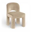 Meridian Furniture Celine Beige Velvet Upholstered Dining Chair (Set of 2)