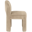 Meridian Furniture Celine Beige Velvet Upholstered Dining Chair (Set of 2)