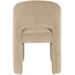 Meridian Furniture Celine Beige Velvet Upholstered Dining Chair (Set of 2)