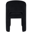 Meridian Furniture Celine Black Velvet Upholstered Dining Chair (Set of 2)