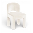 Meridian Furniture Celine Cream Velvet Upholstered Dining Chair (Set of 2)