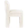 Meridian Furniture Celine Cream Velvet Upholstered Dining Chair (Set of 2)