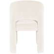 Meridian Furniture Celine Cream Velvet Upholstered Dining Chair (Set of 2)
