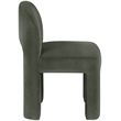 Meridian Furniture Celine Green Velvet Upholstered Dining Chair (Set of 2)