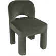 Meridian Furniture Celine Green Velvet Upholstered Dining Chair (Set of 2)