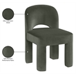 Meridian Furniture Celine Green Velvet Upholstered Dining Chair (Set of 2)