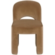 Meridian Furniture Celine Saddle Velvet Upholstered Dining Chair (Set of 2)
