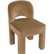 Meridian Furniture Celine Saddle Velvet Upholstered Dining Chair (Set of 2)