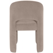 Meridian Furniture Celine Taupe Velvet Upholstered Dining Chair (Set of 2)