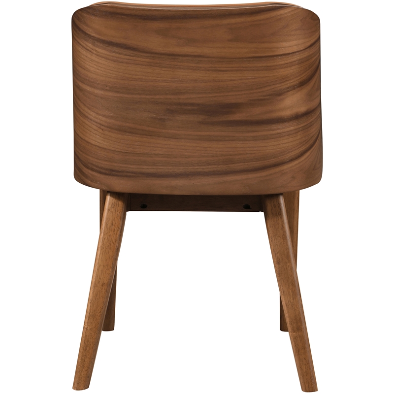 Meridian Furniture Glenwood Cognac Vegan Leather Dining Chair (Set of 2)