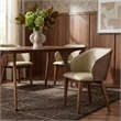 Meridian Furniture Glenwood Khaki Vegan Leather Dining Chair (Set of 2)