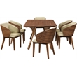 Meridian Furniture Glenwood Khaki Vegan Leather Dining Chair (Set of 2)